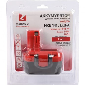 Аккумулятор POWERMAN НКБ-1415-БШ-A для Bosch, 14.4В, 1.5Ач, NiCd, в блистере Аккумулятор POWERMAN НКБ-1415-БШ-A для Bosch, 14.4В, 1.5Ач, NiCd, в блистере