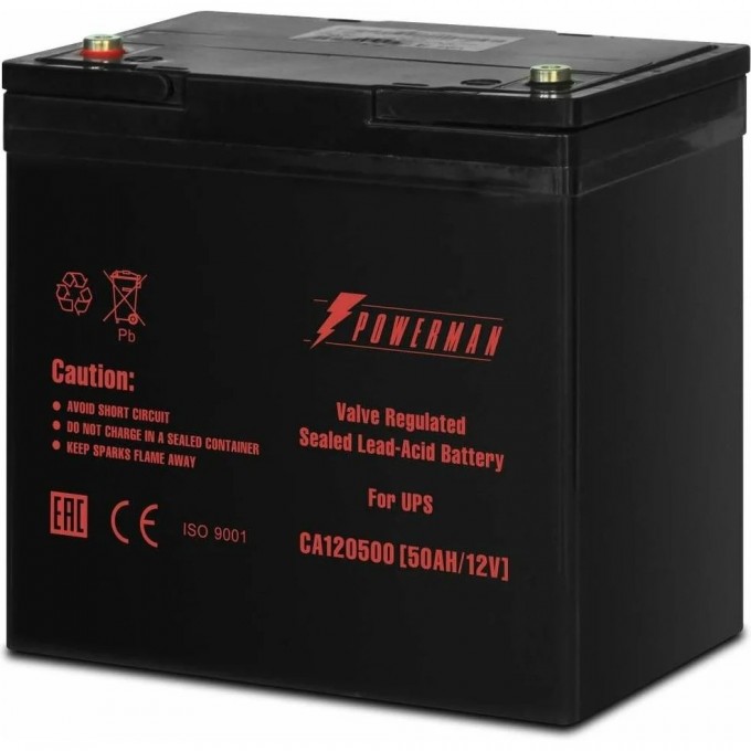 Сменная батарея для ИБП POWERMAN Battery 12V/50AH 6114088